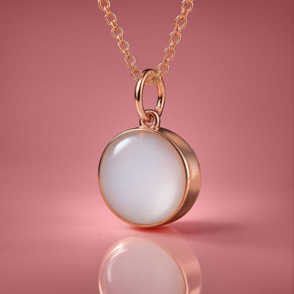 KIT fai-da-te gioielli al latte materno - Collana con medaglione rotondo 12mm “Circle of Life”