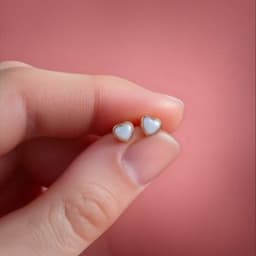 Kit DIY Gioielli al Latte Materno - Set: Collana "Sweetheart" + Orecchini a Cuore - thumbnail 4